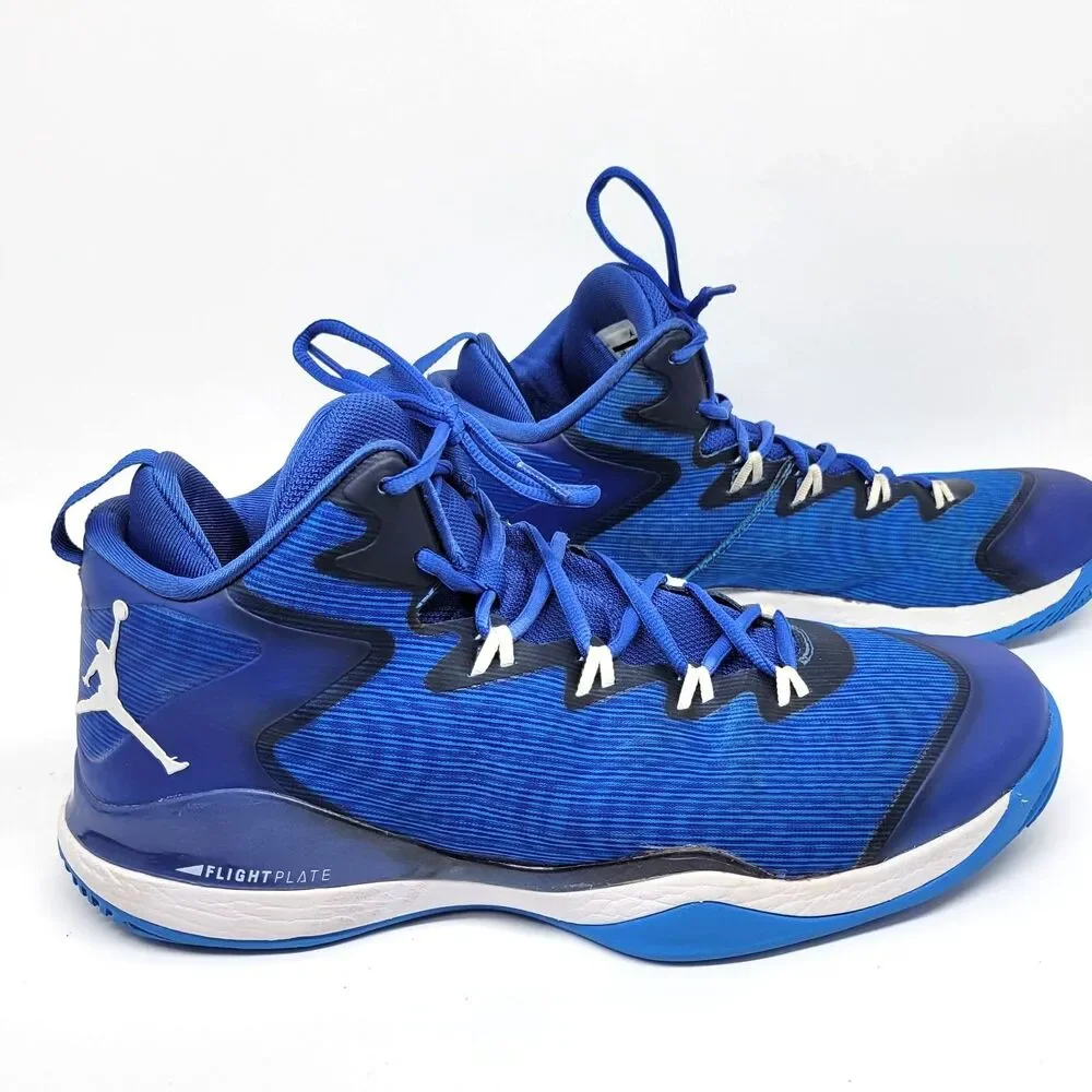 Adidas Super Fly 3 Flight Plate 684933-404 Mens Blue Sneakers US 12.5 EUR 47
